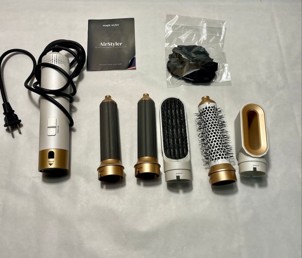 Magic Styler AirStyler 5-in-1 Multi-Styler & Dryer – White/Gold
